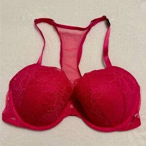 Victoria’s Secret Racerback Demi Bra in Hot Pink
